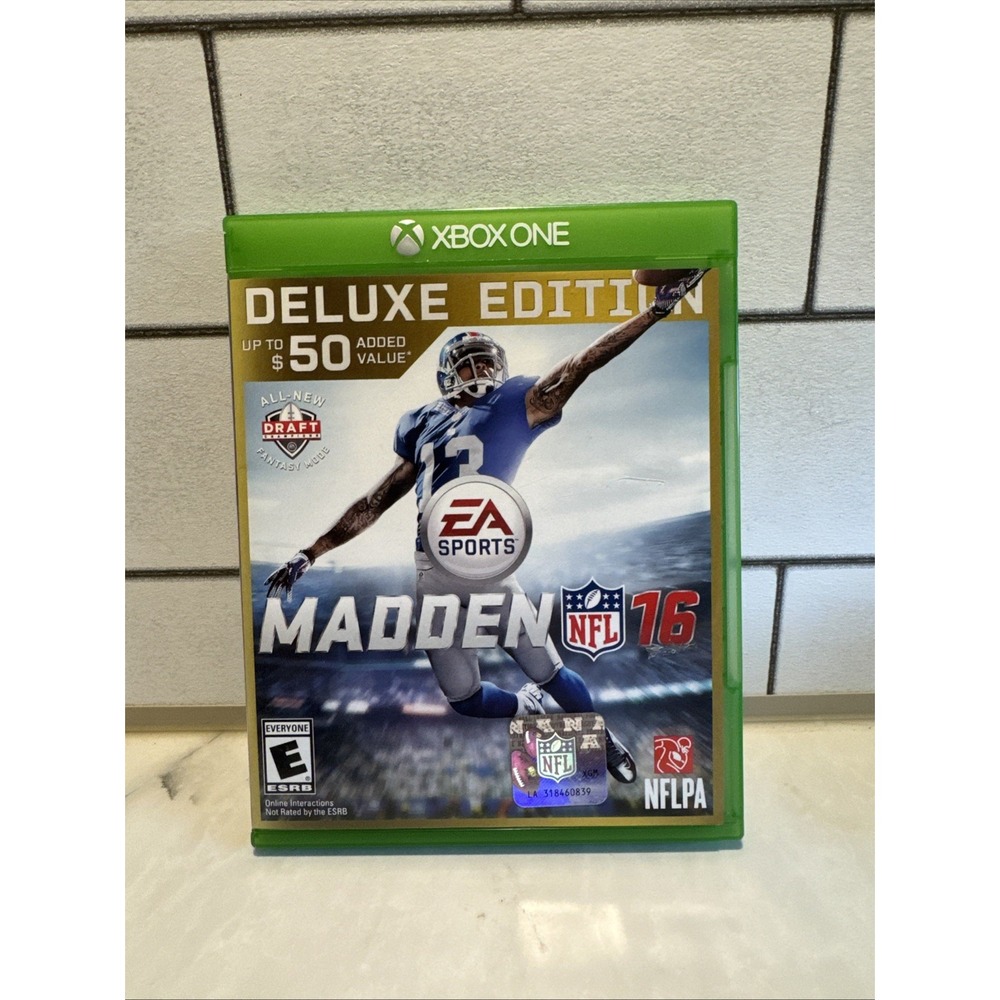 Madden NFL 16 Deluxe Edition Xbox One 2015 EA Sports Football Game Disc